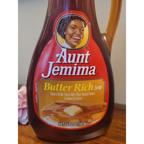 Aunt Jemima BUTTER RICH Syrup 24 fl oz Sealed NOS 2005 Collectible Prop - Picture 2 of 12